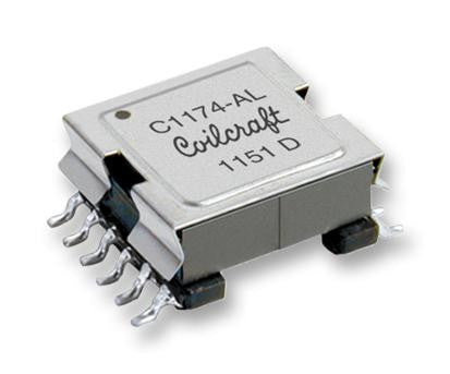 COILCRAFT C1174-ALB Pulse Transformer, 5:1, 1.5 kV, 150 &micro;H, 0.515 ohm