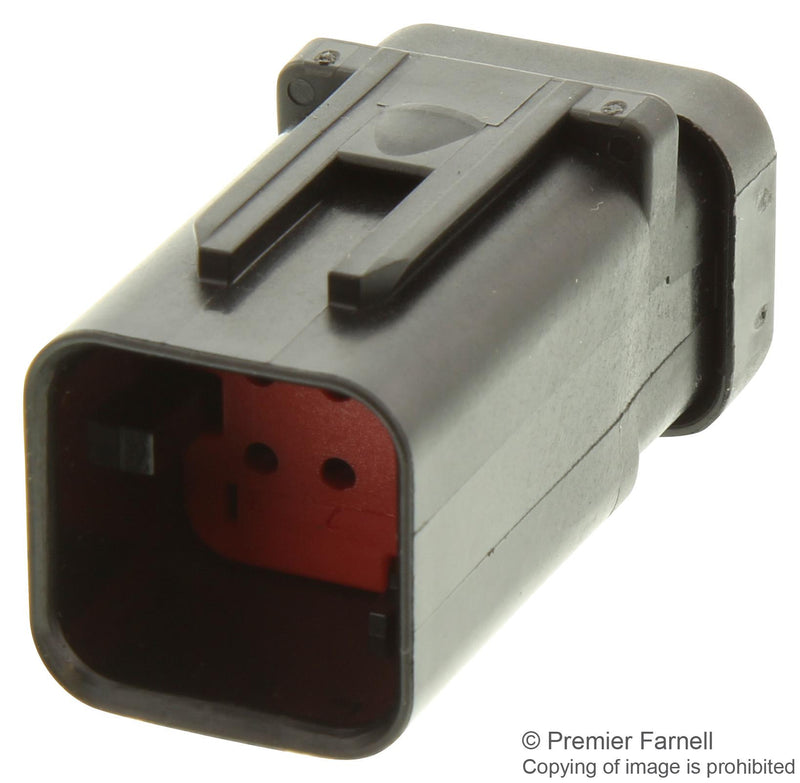 TE CONNECTIVITY 776488-1 Connector Housing, AMPSEAL Series, Receptacle, 4 Ways, 5.3 mm, AMPSEAL 16 Contacts