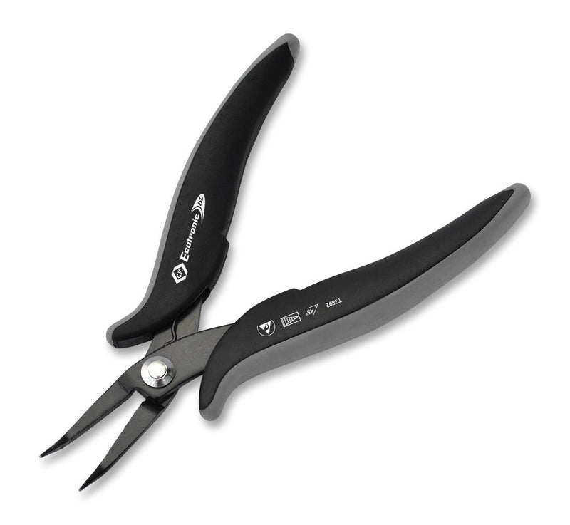 CK TOOLS T3892 6" Ecotronic ESD Bent Nose Pliers