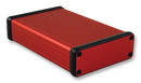 HAMMOND 1455J1201RD Metal Enclosure, 1455 Series, Extruded With Metal End Panels, PCB Box, Aluminium, 27.01 mm, 78 mm