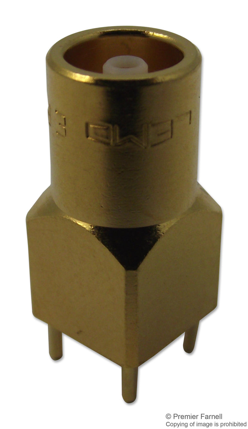 LEMO EPA.00.250.DTN RF / Coaxial Connector, EPA Jack, Straight Jack, Through Hole Vertical, 50 ohm