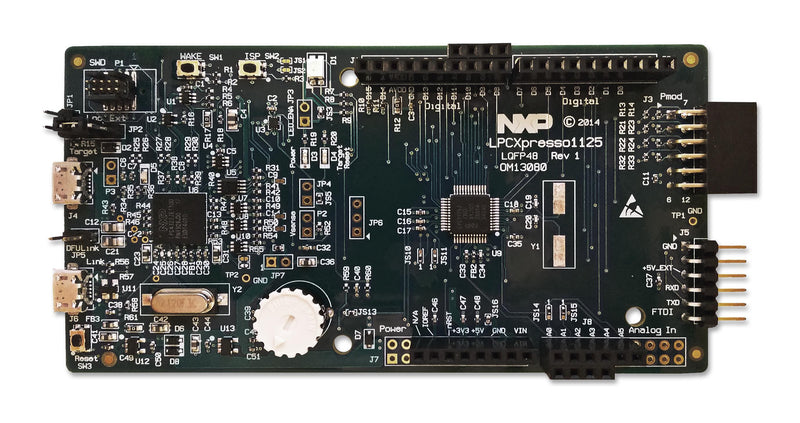 NXP OM13080 Development Board, LPC1125 50MHz LPCXpresso MCU, CorteX-M0, On-board Debug Probe