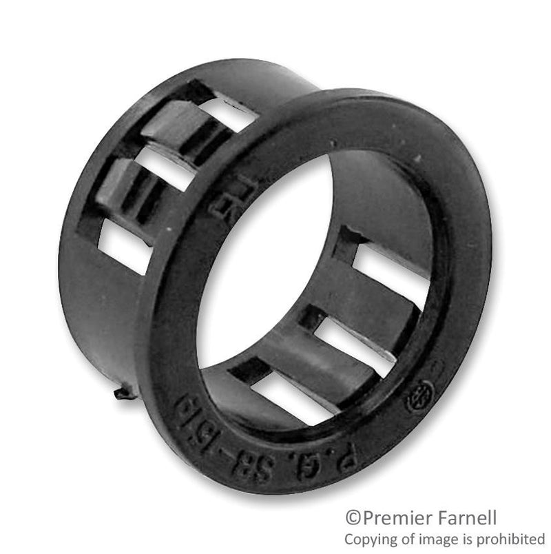 DURATOOL DTRPGSB-6A Grommet, Bushing, Open, 26.6 mm, Nylon 6.6 (Polyamide 6.6), 31.8 mm, 3.2 mm