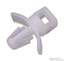 DURATOOL DTRFTH-3-01 Cable Tie Mount, 4.75 mm, Push Barb, Nylon 6.6 (Polyamide 6.6), Natural