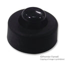 DURATOOL DTRFF-004B Bumper / Feet, Fast Foot, Pack 50, Round, Black, 10 mm, Thermoplastic Elastomer, Rivet