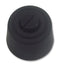 DURATOOL DTRFF-001 Bumper / Feet, Fast Foot, Pack 50, Round, Black, 14 mm, Thermoplastic Elastomer, Rivet