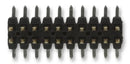 SAMTEC FTSH-102-01-L-DV Board-To-Board Connector, 1.27 mm, 4 Contacts, Header, FTSH Series, Surface Mount, 2 Rows