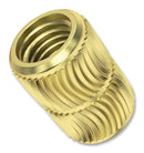 TR FASTENINGS M3.5-UHBRHESF Insert, Blind, Heat-Sert&trade;, Brass, Unheaded, 7.1mm x 5.2mm, M3.5, Pack of 100