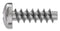 TR FASTENINGS 5.012PRST30TC1D Screw, Thread Forming, M5, 12 mm, Zinc, Steel, Pan Head Pozidriv