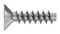 TR FASTENINGS 5.014KRST30TC1D Screw, Thread Forming, M5, 14 mm, Zinc, Steel, Flat / Countersunk Head Pozidriv