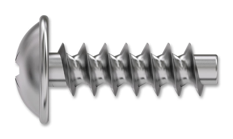 TR FASTENINGS 4.010FLST30TC1D Screw, Thread Forming, M4, 10 mm, Zinc, Steel, Flange Head Pozidriv