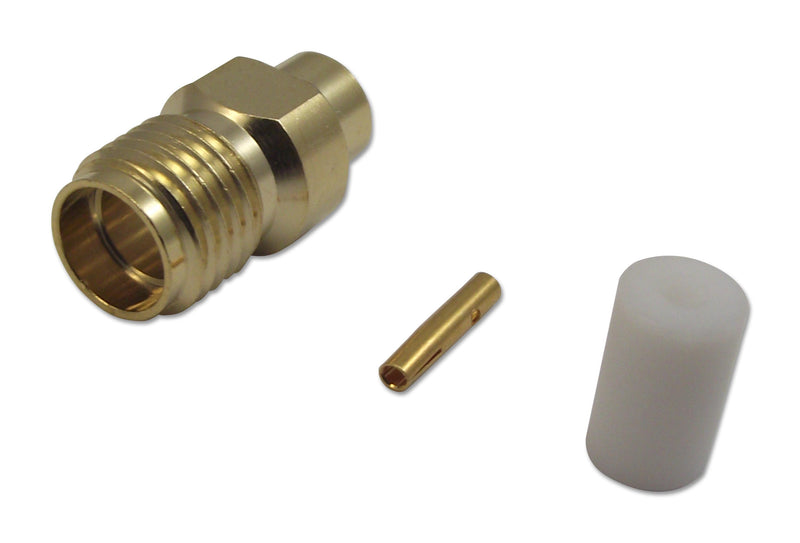 MULTICOMP MC000983 RF / Coaxial Connector, SMA Coaxial, Straight Jack, Solder, 50 ohm, RG402, Beryllium Copper