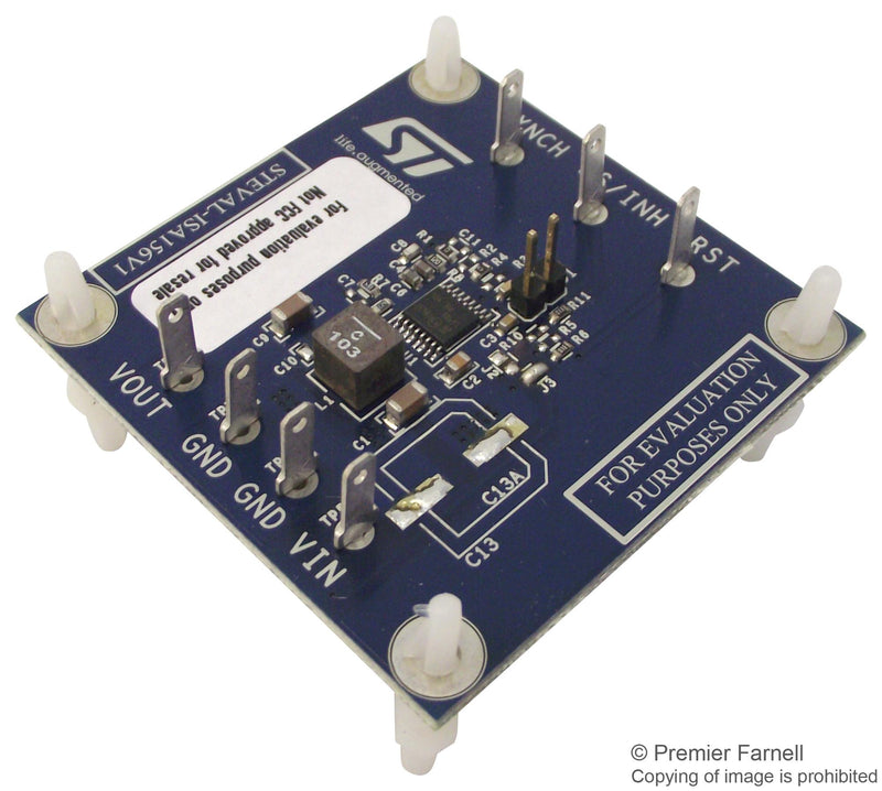 STMICROELECTRONICS STEVAL-ISA156V1 Evaluation Module, 2A Synchronous Step Down Switching Regulator, With 30 &micro;A Quiescent Current