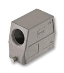 HARTING 19 30 016 0547 Heavy Duty Connector Hood, M32 Side Entry, 2 Pegs, High Profile, Han B Series, 90&iuml;&iquest;&frac12;, Aluminium Body