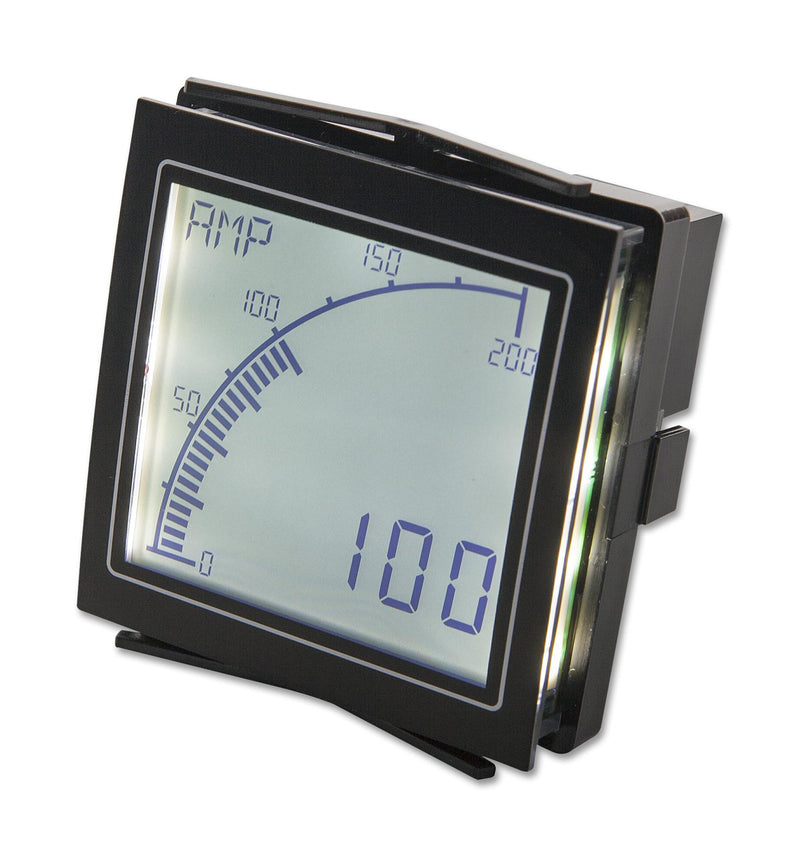 TRUMETER APM-AMP-APO Digital Panel Meter, APM, Positive LCD, 4 Digits, AC Current / DC Current, 0A to 5A