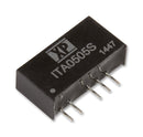 XP POWER ITA1205S Isolated Board Mount DC/DC Converter, 2 Output, 1 W, 5 V, 100 mA, -5 V, 100 mA