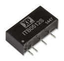 XP POWER ITB1212S Isolated Board Mount DC/DC Converter, 1 Output, 1 W, 12 V, 83.3 mA