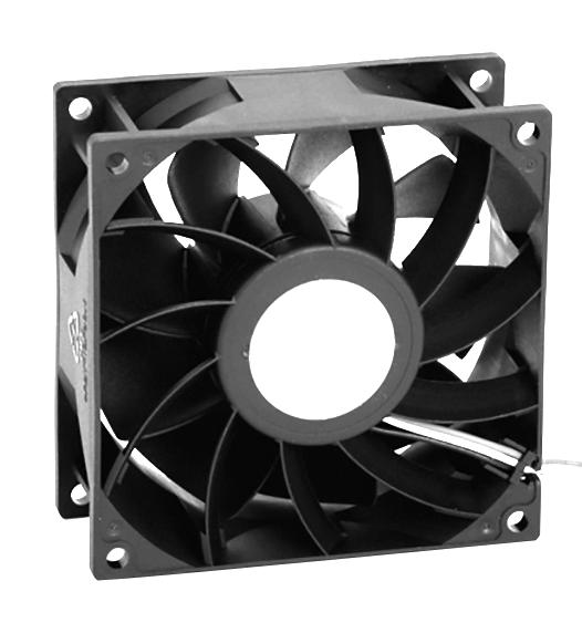 Orion Fans OD9238-12HBVXC DC Axial Fan 12 V Square 92 mm 38 Ball Bearing 125 CFM