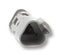 DEUTSCH DT04-3P-E008 Connector Housing, Standard, Grey, DT Series, Receptacle, 3 Ways, DT Series Pin Contacts