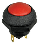 OTTO CONTROLS P9-113121W Pushbutton Switch, Watertight to IP68S, Momentary Spring Return, SPDT, 115 V, 28 V, 5 A, Solder