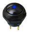 OTTO CONTROLS LP9-31231J22 Illuminated Pushbutton Switch, IP68S, LP9 Series, SPDT, Momentary Spring Return, 5 A, 115 V, Blue