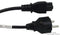 PRO POWER GW-151615 Mains Power Cord, CEE 7/7 Plug, IEC 60320 C5, 1.64 ft, 500 mm, Black