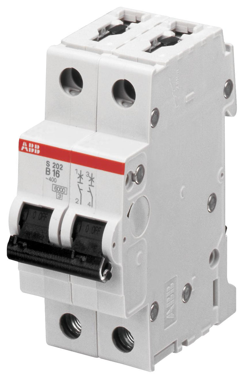 ABB S202-D20 20A DP Type D MCB