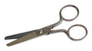 CK TOOLS C807245 Pocket Scissors, Straight Blade, Hardened Steel, Nickel Plated, 114.3mm