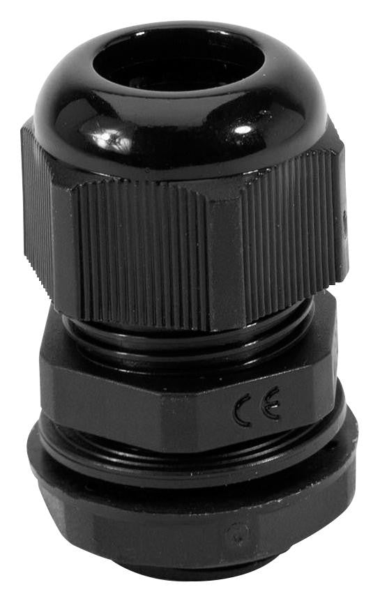 HELLERMANNTYTON NGM20-BK Nylon Dome Headed Cable Gland Black 10 - 14mm M20 10 Pack