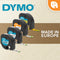 Dymo S0721510 Label Printer Tape Letratag Adhesive Black on White 4 m