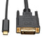 TRIPP-LITE U444-006-D USB Cable 3.1 Type C-DVI-D Plug 1.8M