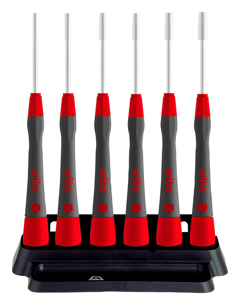 Wiha 42990 Screwdriver Set Precision Slotted Phillips 1.5 mm - 3 PH00 PH0 Picofinish 6 Piece