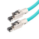 L-COM TRD524DSHF-TEL-15F Enet Cord CAT5E RJ45 PLUG-PLUG 15 New