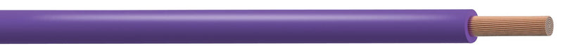 PRO POWER PP001283 Wire, Tri Rated, Per M, Violet, 14 AWG, 2.5 mm&sup2;, 50 x 0.25mm