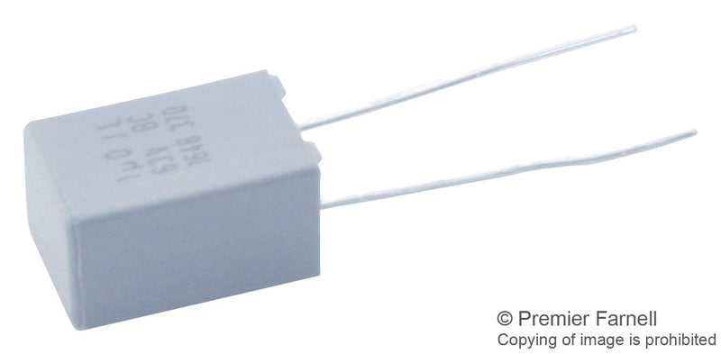 VISHAY BFC237076105 Film Capacitor, 1 &micro;F, 63 V, PET (Polyester), &plusmn; 5%, MKT370 Series