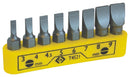 CK TOOLS T4521 Bit Clip Set, Screwdriver, Slotted, 8-Piece