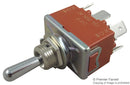 PANASONIC ELECTRIC WORKS T215S-AULF Toggle Switch, Standard Type, DPDT, Non Illuminated, (On)-Off-(On), T-15 Series, Panel, 15 A