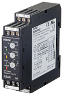 OMRON INDUSTRIAL AUTOMATION K8AKAS1100240VAC Current Monitoring Relay, K8AK-AS Series, SPDT, 5 A, DIN Rail, 250 VAC, Screw