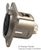 NEUTRIK NC4FDL1 XLR Audio Connector, 4 Contacts, Socket, Panel Mount, Silver Plated Contacts, Metal Body, DL Series