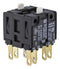 EAO 602F0000-00 CONTACT BLOCK 2NO 2NC BLACK ELEMENTS