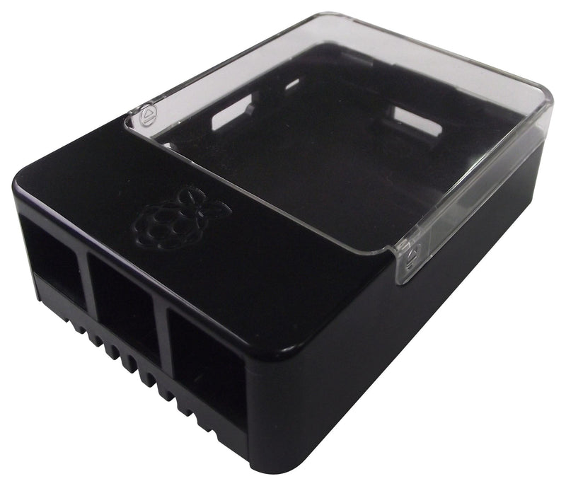 MULTICOMP CBPIHAT-BLK Dev Board Enclosure, Pi Hat, Black / Transparent