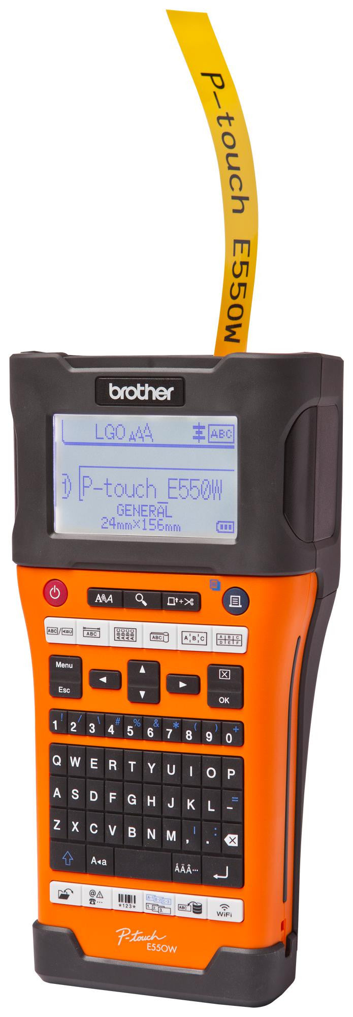 BROTHER PT-E550WVP Handheld Electrician Labelling Printer