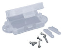 HELLERMANNTYTON HTCB+ Enclosure, Terminal Strip, Junction Box, 28 mm, 52 mm, 109 mm, PP (Polypropylene)