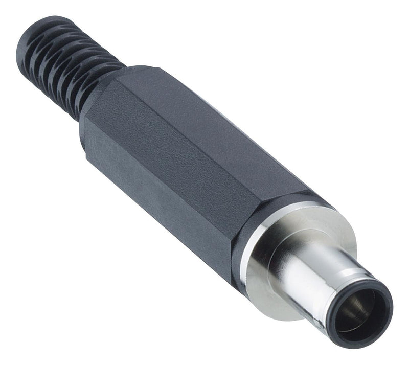 LUMBERG 1636 07 DC Power Connector, Plug, 10 A, 0.9 mm, 12.8 mm, Cable Mount, 5.6 mm