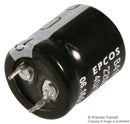 EPCOS B41505A0158M000 Electrolytic Capacitor, 1500 &micro;F, 80 V, B41505 Series, &plusmn; 20%, Quick Connect, Snap-In, 25 mm