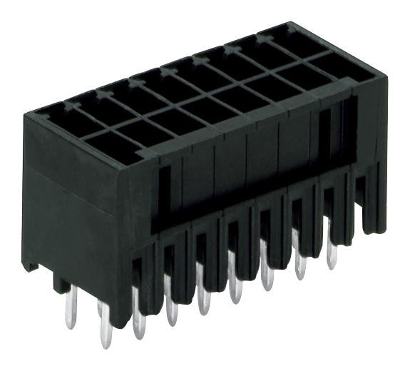 WAGO 713-1423 Terminal Block, Header, 3.5 mm, 6 Ways, 10 A, 160 V, Through Hole Right Angle