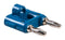 POMONA MDP-6 DOUBLE BANANA PLUG, 15A, SCREW, BLUE