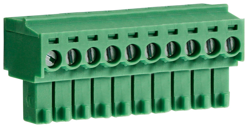 CAMDENBOSS CTBP92HD/10 Pluggable Terminal Block, 3.5 mm, 10 Ways, 28 AWG, 16 AWG, 1 mm&iuml;&iquest;&frac12;, Clamp