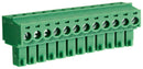 CAMDENBOSS CTBP92HE/12 Pluggable Terminal Block, 12 Ways, 300 V, 8 A, 3.81 mm, 28 AWG, 16 AWG