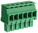 CAMDENBOSS CTBP92VE/6R Pluggable Terminal Block, 3.81 mm, 6 Ways, 28 AWG, 16 AWG, 1 mm&iuml;&iquest;&frac12;, Clamp